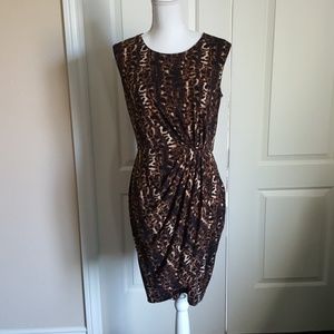 Calvin Klein cheetah print dress